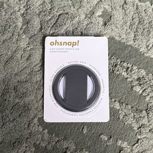Original OhSnap! Black Phone Grip and Stand